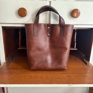 J.W. Hulme Leather Wine Tote